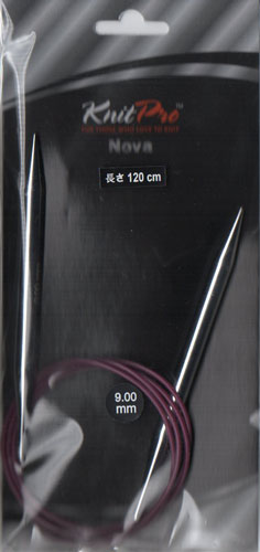 在庫限り ニットプロ ノバメタル 輪針120cm 9.00mm(77473) 【KN】 編み物 手あみ