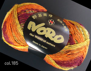 クレヨン ソックヤーン 100g 野呂英作 【KN】 毛糸 NORO 編み物 段染