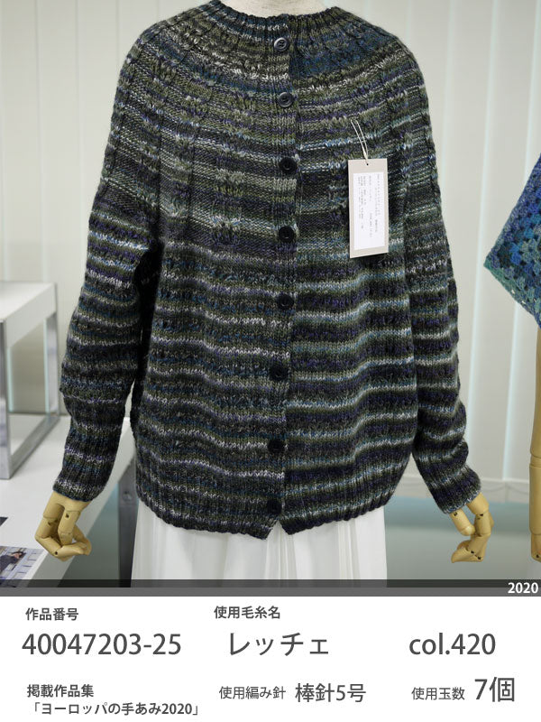 レッチェ パピー 【KY】毛糸 編み物 ウールモヘヤ 合太 段染