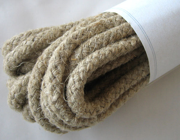 リネンロープ 生成 (9mm/10m) メルヘンアート 【KY】 麻 コースタルスタイル バイロンベイ ロープノット