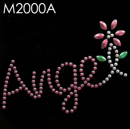 在庫限り クリスタルシート Angel M2000A 2F-B 【KN】 エンジェル 天使 リメイク 手芸 手作り 英語