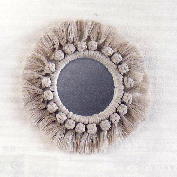 キット マクラメインテリア BOHO ミラー 3493 メルヘンアート 【KY】 ボーホーミラー マクラメ