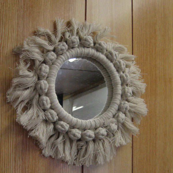 キット マクラメインテリア BOHO ミラー 3493 メルヘンアート 【KY】 ボーホーミラー マクラメ