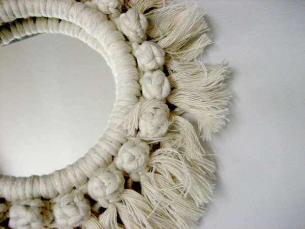 キット マクラメインテリア BOHO ミラー 3493 メルヘンアート 【KY】 ボーホーミラー マクラメ