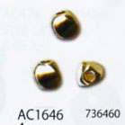 メタルビーズ トルネ 4mm(穴の大きさ:約2mm) ゴールド AC1646 メルヘンアート 【KY】