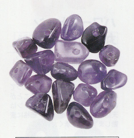 パワーストーン さざれタイプ アメジスト AC806【KY】メルヘンアート 穴径約1.5mm 3F