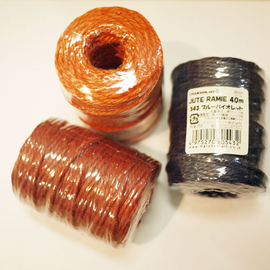 ジュートラミー (40m) メルヘンアート 【KY】 Marchenart JUTE RAMIE 麻糸 毛糸 バッグ 帽子