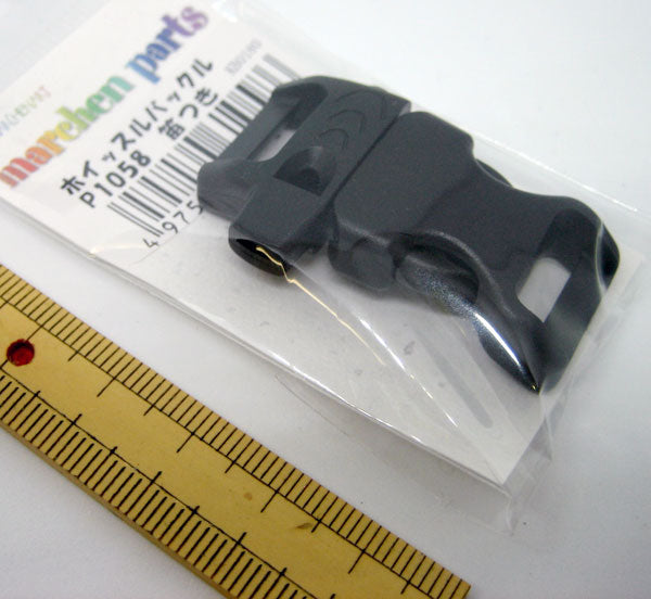 ホイッスルバックル P1058 メルヘンアート【KY】 ホイッスル付き アウトドアコード