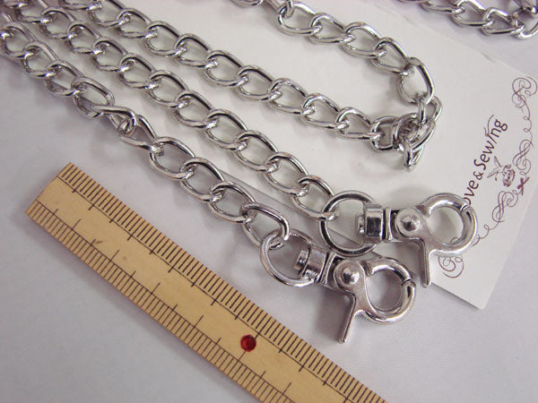 バッグ用チェーン シルバー 8-120SI 【KY】 巾8mm×120cm Material so