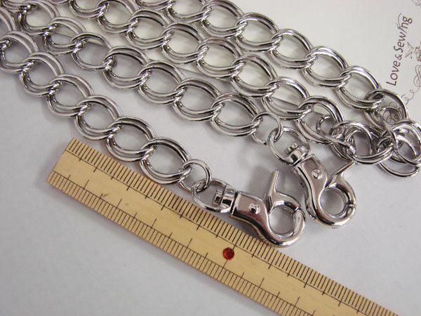バッグ用チェーンBIG シルバー BGT13-120SI 【KY】 巾1.3cm×120cm Material so