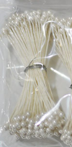 パールペップ 小 1mm 白 144本入(1束) 54-131-0 松村工芸 【KN】
