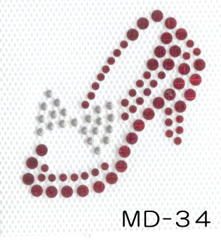 在庫限り デコ・スパンコール MD34 MIYUKI 2F-C 【KN】 ミユキ アイロン接着 ヒール ピンヒール