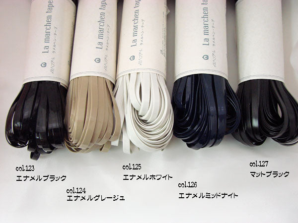 ラ メルヘンテープ 123エナメルブラック 5mm幅・30m メルヘンアート 【KY】 ラメルヘンテープ Marchenart