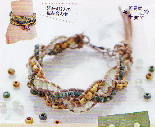 ミユキ BFK-473 天然石ブレスレット for men サーペンティン:旅立ちと再生の象徴 【KY】