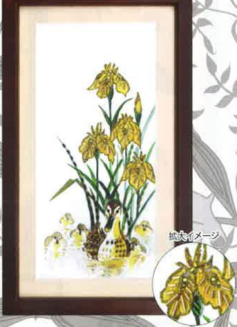 ビーズデコール キット 菖蒲・カルガモ (5月) BHD-121W ミユキ 【KY】 季節の移ろい12ヶ月 miyuki