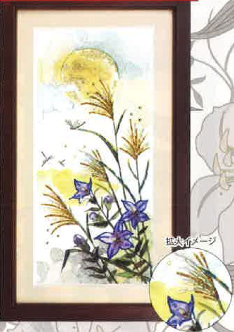 ビーズデコール キット 桔梗・トンボ (9月) BHD-125W ミユキ 【KY】 季節の移ろい12ヶ月 miyuki