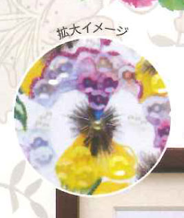 ビーズデコール キット パンジー (4月) BHD-133 ミユキ 【KY】 パート20 花のデコール12ヶ月 miyuki