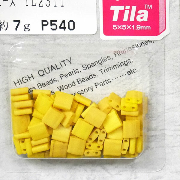 ミユキ ティラビーズ 2つ穴 TL2311(H6326) 【KN】