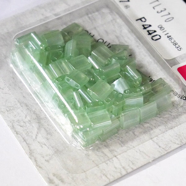 ミユキ ティラビーズ 2つ穴 TL370(H6314) 【KN】 ハンドメイド 手作り アクセサリー