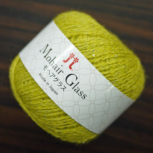 モヘアグラス ハマナカ 【KY】毛糸 hamanaka モヘヤ スパンコール 並太