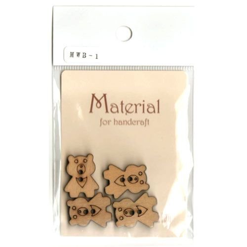 Material for handcraft ボタン MWB-1 【KY】 マテリアル