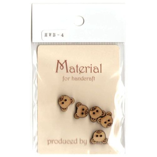 Material for handcraft ボタン MWB-4 【KY】 マテリアル