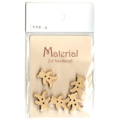 Material for handcraft ボタン MWB-5 【KY】 マテリアル