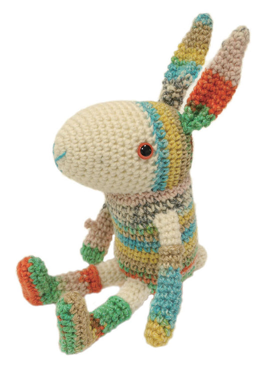 キット うさぎのユーリ HT-5 内藤商事 【KN】 編みぐるみ あみぐるみ 毛糸 編み物 エルタデザイン