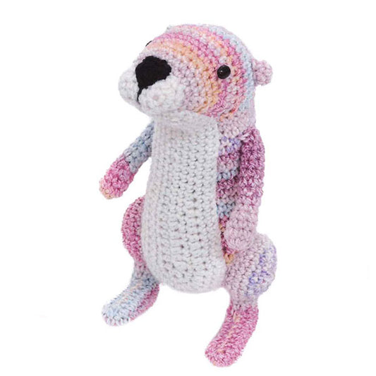 キット かわうそのティモシー HT-6 内藤商事 【KN】col.654 編みぐるみ あみぐるみ 毛糸 編み物 カワウソ エルタデザイン