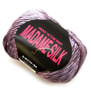 マダムシルク 二ッケビクター 【KN】 NIKKE 毛糸 編み物 シルク モヘア 並太