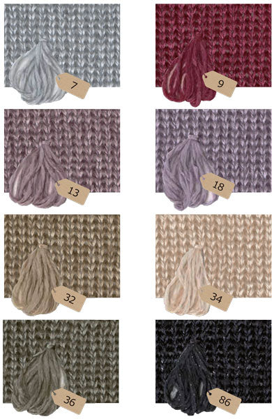 マダムシルク 二ッケビクター 【KN】 NIKKE 毛糸 編み物 シルク モヘア 並太