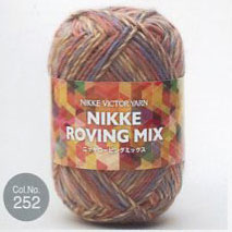 在庫限り ニッケ ロービングミックス ニッケビクター 【KN】2I 毛糸 編み物 NIKKE ロービング 極太 廃番(24aw)