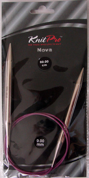 ニットプロ ノバメタル 輪針80cm 9.00mm(77393) 【KN】 編み物 手あみ
