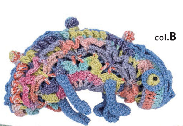 キット なわともこのカメレオンバッグ Returns NT-1 B 内藤商事 【KN】 編みぐるみ あみぐるみ 毛糸 編み物