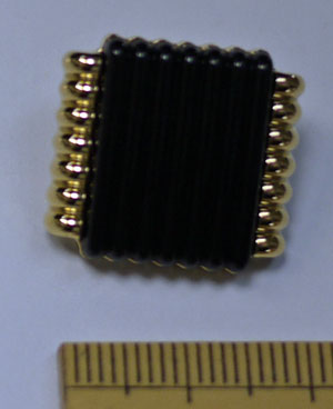 メタルボタン ゴールド 112 25mm 1個 【KN】 尾玉 レトロ かわいい 昭和レトロ ヴィンテージ風 モダン