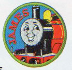 ワッペン ジェームス C-115 オリムパス 刺しゅう 【KY】 きかんしゃトーマス となかまたち アイロン接着 きかんしゃトーマス