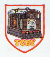ワッペン トビー C-144 オリムパス 刺しゅう 【KY】 きかんしゃトーマス となかまたち アイロン接着 きかんしゃトーマス