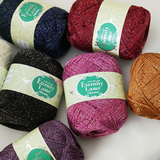 在庫限り オリムパス エタニティラメ 4A【KN】 毛糸 編み物 特価 手編み 手芸