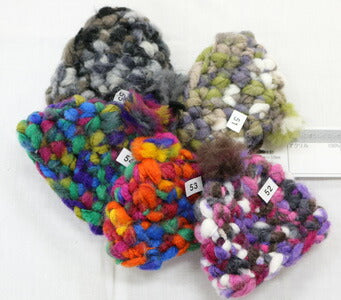 オリムパス ふわもこぼうし ミックスカラー 【KY】 毛糸 編み物 超 極太