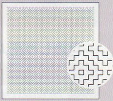 花ふきん 布パック 一目刺し 柿の花 H-1017 (布地:白) オリムパス 【KY】 Olympus 刺し子 手芸 手づくり