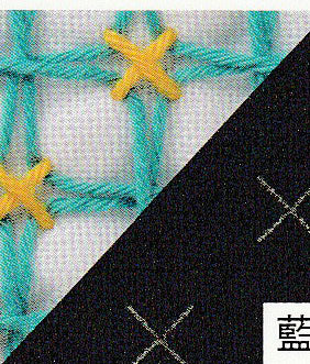 花ふきん 布パック 朝顔 H-1046 (布地:白) オリムパス 【KY】 Olympus 刺し子 手芸 手づくり くぐり刺し