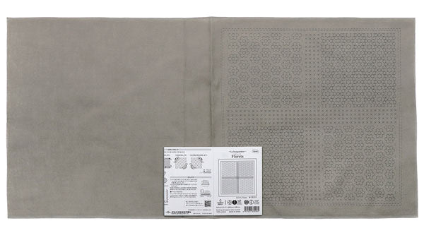 花ふきん 布パック Florets フローレッツ H-15111 (布地:Taupe) オリムパス 【KY】 La bouquetiere Olympus 刺し子
