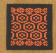 こぎんキット コースター(黒) こぎん31 オリムパス【KY】 キット こぎん刺し