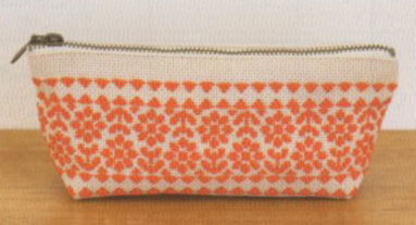 こぎんキット ペンケース(ベージュ) こぎん40 オリムパス【KY】 キット こぎん刺し