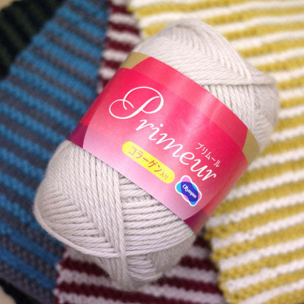 プリムール オリムパス 【KY】コラーゲン繊維 Olympus 毛糸 編み物 手編み糸 並太
