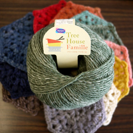 オリムパス ツリーハウス ファミーユ 【KY】 毛糸 Olympus 編み物 手編み糸 並太
