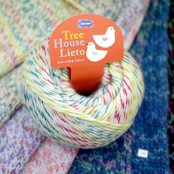 ツリーハウス リエット オリムパス 【KY】 Olympus 毛糸 編み物 手編み糸 並太