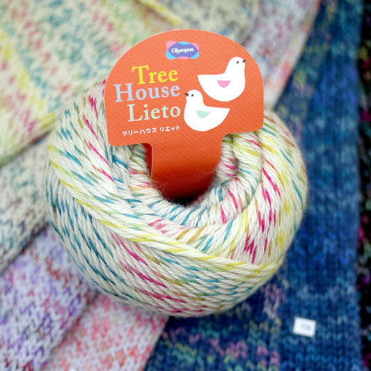 ツリーハウス リエット オリムパス 【KY】 Olympus 毛糸 編み物 手編み糸 並太
