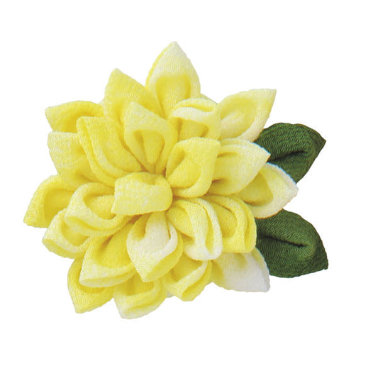 在庫限りキット はじめてのつまみ細工 ダリヤのブローチ TZ-7C オリムパス 【KN】 手芸キット つまみ細工 初心者