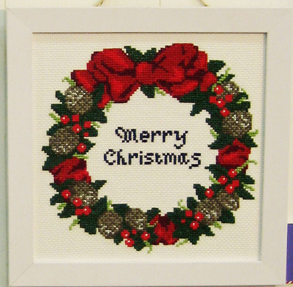 キット 木の実のリース X-106 オリムパス 【KY】 クリスマス クロスステッチ 刺しゅう